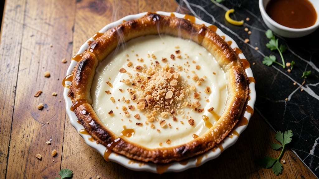 S&S Cafeteria Egg Custard Pie Recipe: Golden Crust Holds Silky Vanilla Bliss