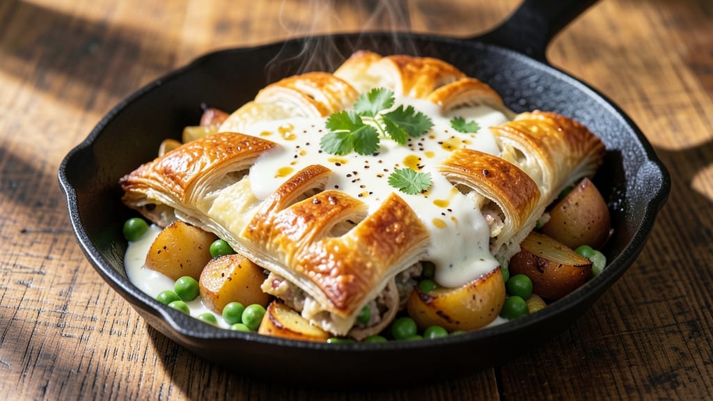 Samosa Pot Pie Recipe: Spiced Pastry Hugs Savory Veggie Filling