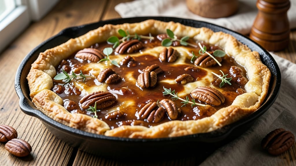 8-Inch Pecan Pie Recipe: Nutty Crunch and Caramelized Gooey Core