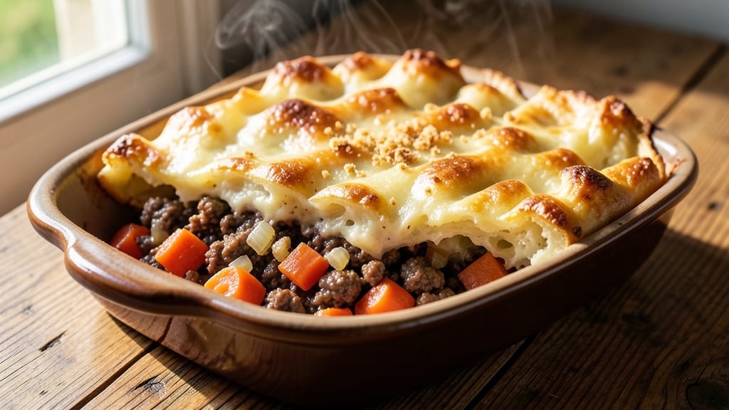 Always Hungry Shepherd's Pie Recipe: Mashed Potato Crust That Locks in Savory Flavor