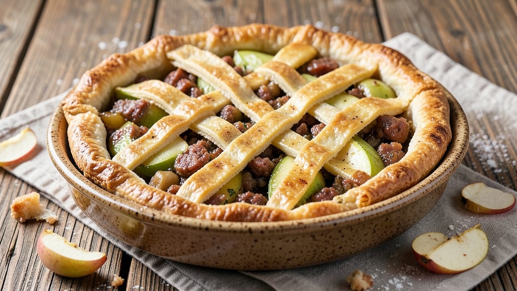 Apple and Sausage Pie Recipe: Savory-Sweet Twist on Classic Dessert