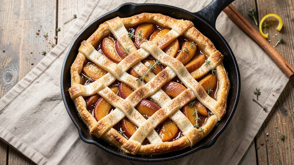 Sizzling Apple Pie Recipe: Caramelized Top, Crispy Lattice Every Bite