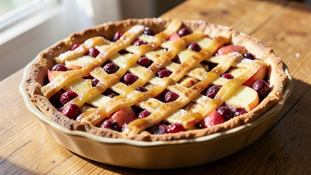 Apple Cranberry Slab Pie Recipe: Tart-Sweet Balance in One Crispy Pan