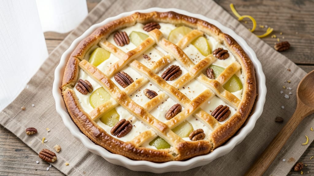 Sour Cream Apple Walnut Pie Recipe: Little Pie Company's Spiced Filling and Buttery Crust Fusion