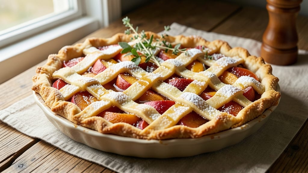 Apple Persimmon Pie Recipe: Autumn Spice Harmony in Every Slice