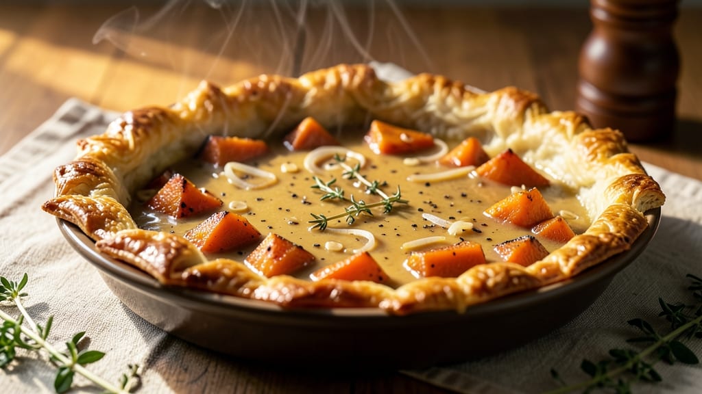 Squash Pot Pie Recipe: Velvety Squash Hugged by Golden Lattice