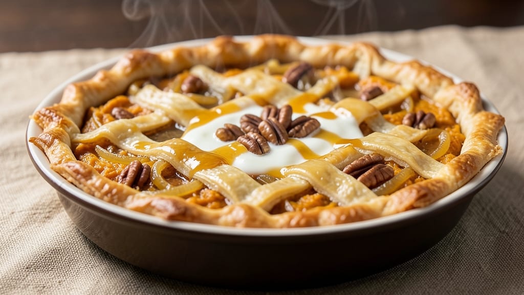 Pumpkin Pot Pie Recipe: Velvety Filling with Buttery Lattice Crust