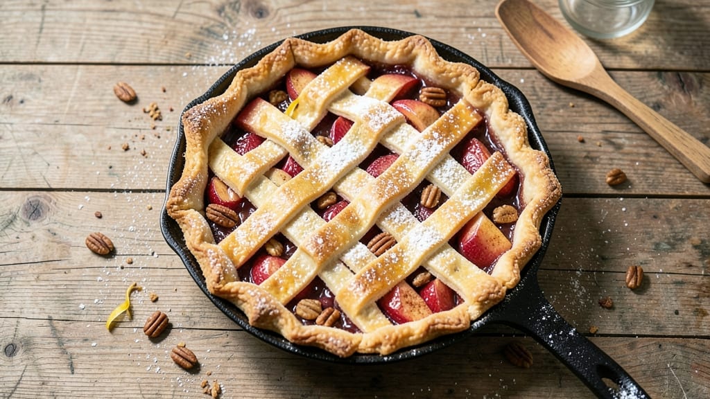 9.5-Inch Apple Pie Recipe: Cinnamon-Spiced Lattice That Stays Perfect All Day